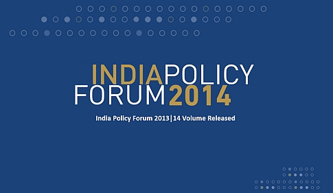 India Policy Forum 2013|14 volume released
