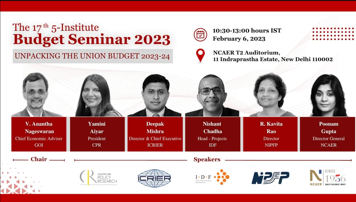 The 17th 5-Institute Budget Seminar 2023