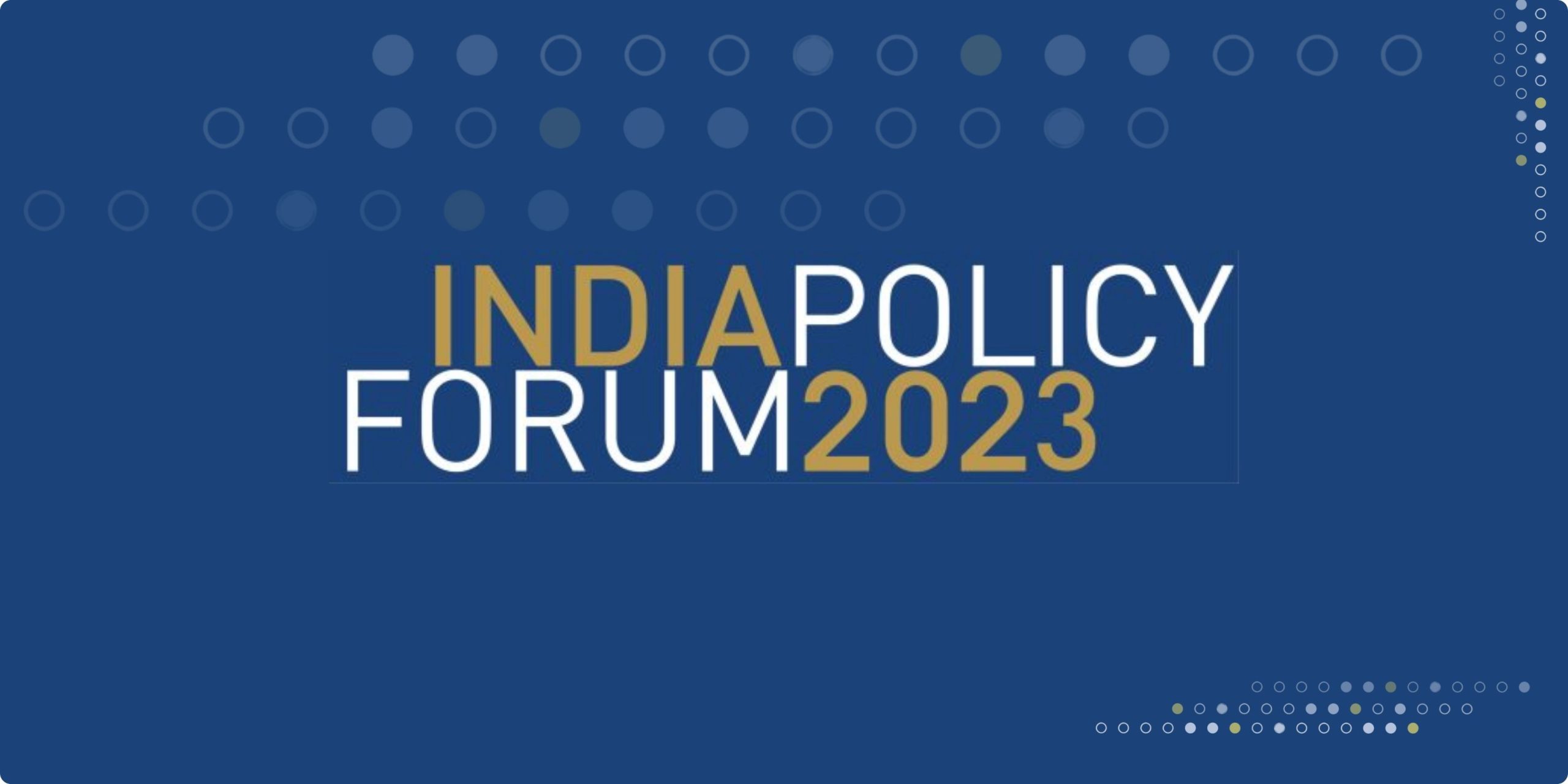 India Policy Forum 2023