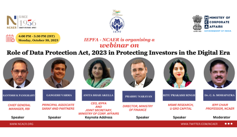IEPFA – NCAER Investor Education and Protection Webinar