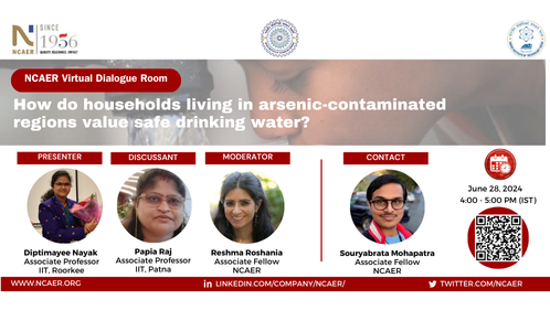 How do households living in arsenic-contaminated regions value safe drinking water?