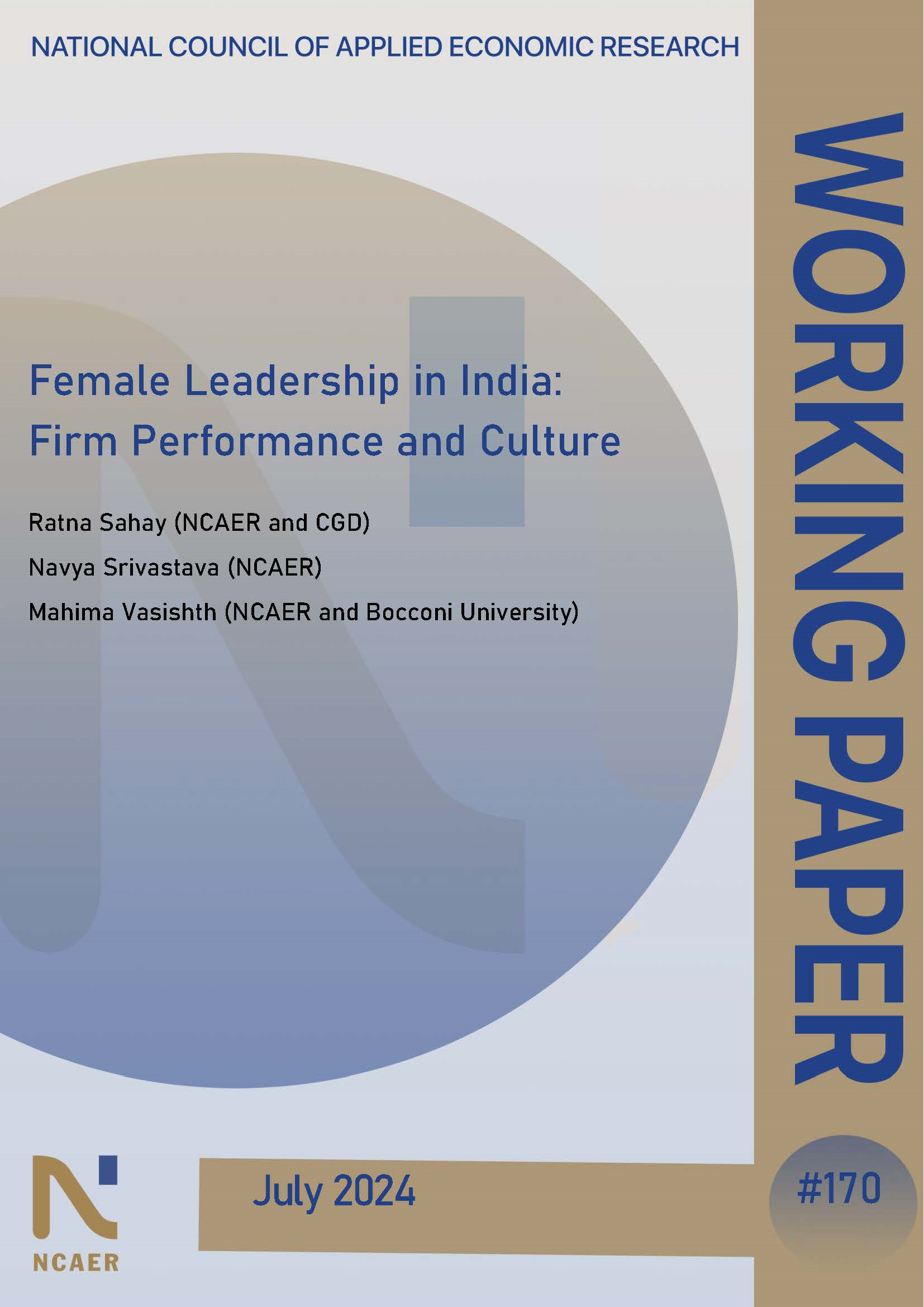 Female Leadership in India:  Firm Performance and Culture