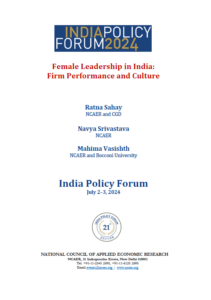 Female Leadership in India:  Firm Performance and Culture