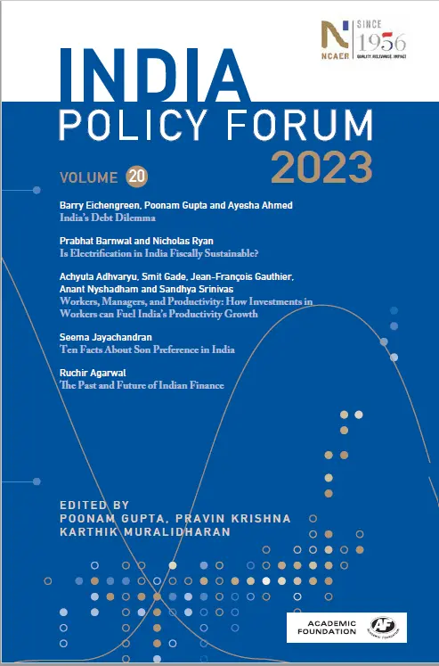 India Policy Forum 2023