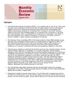 Monthly Economic Review: August 2024