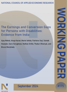 The Earnings and Conversion Gaps for Persons with Disabilities:  Evidence from India