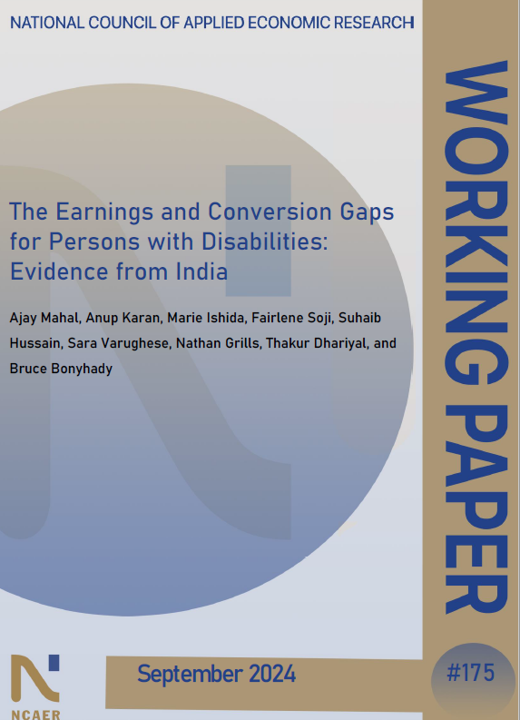 The Earnings and Conversion Gaps for Persons with Disabilities:  Evidence from India