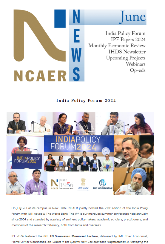 NCAER News: June 2024