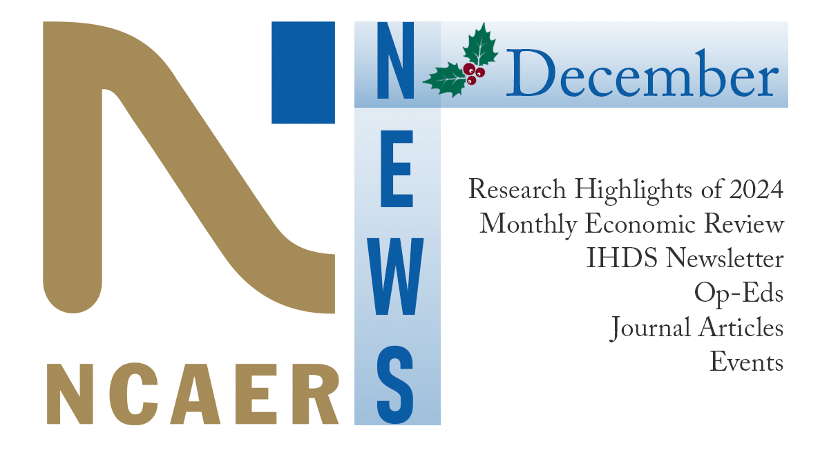 NCAER News: December 2024