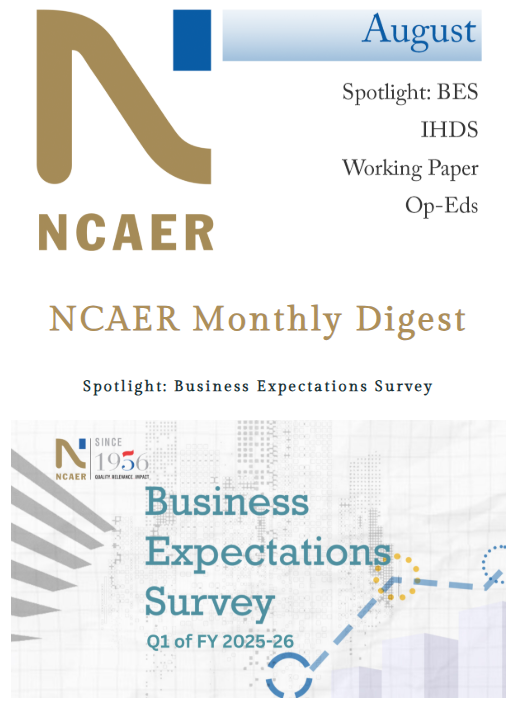 NCAER News: August 2025