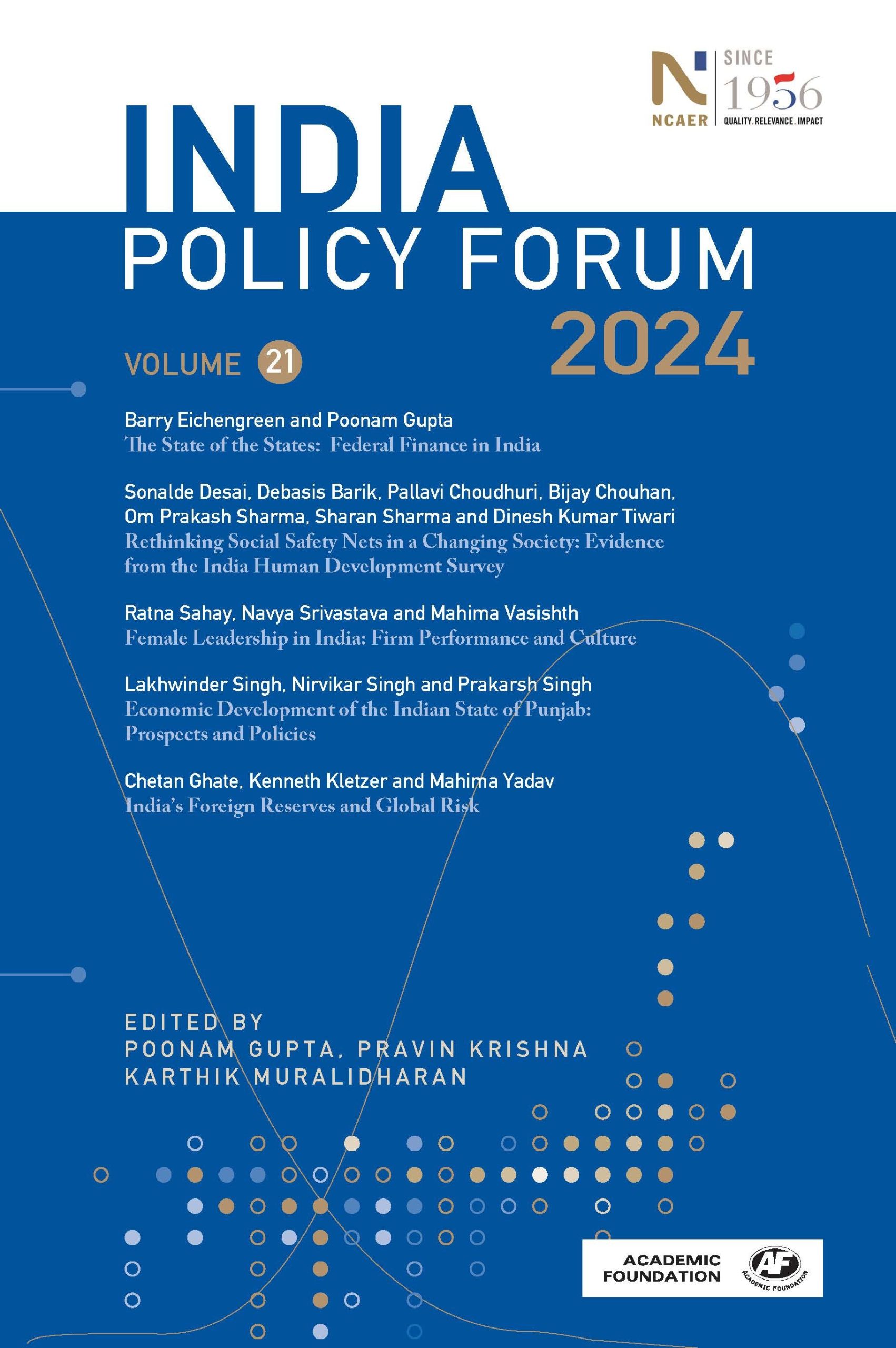 India Policy Forum 2024
