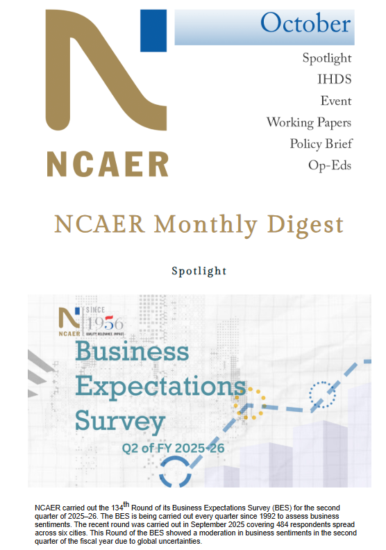 NCAER News: October 2025