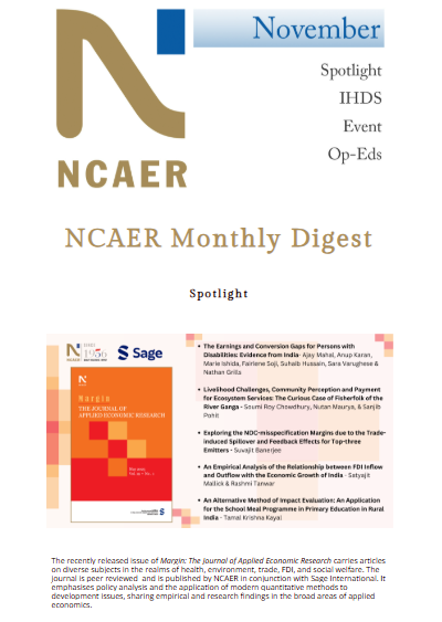 NCAER News: November 2025