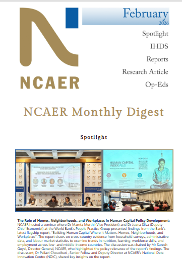 NCAER News: February 2026