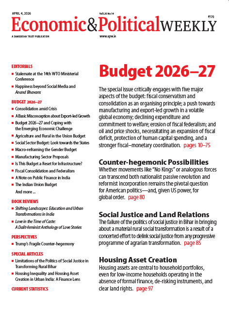 Budget 2026–27 and Coping with the Emerging Economic Challenge
