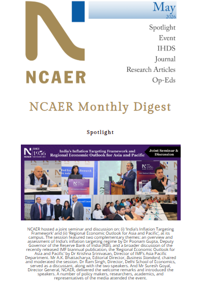 NCAER News: May 2026