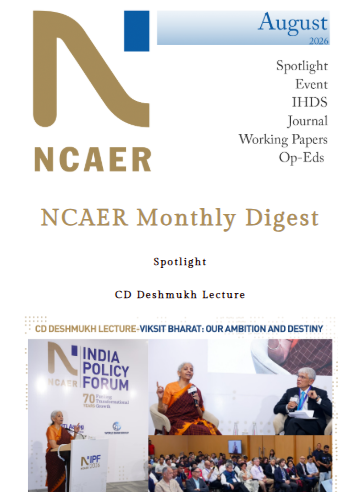 NCAER News: August 2026