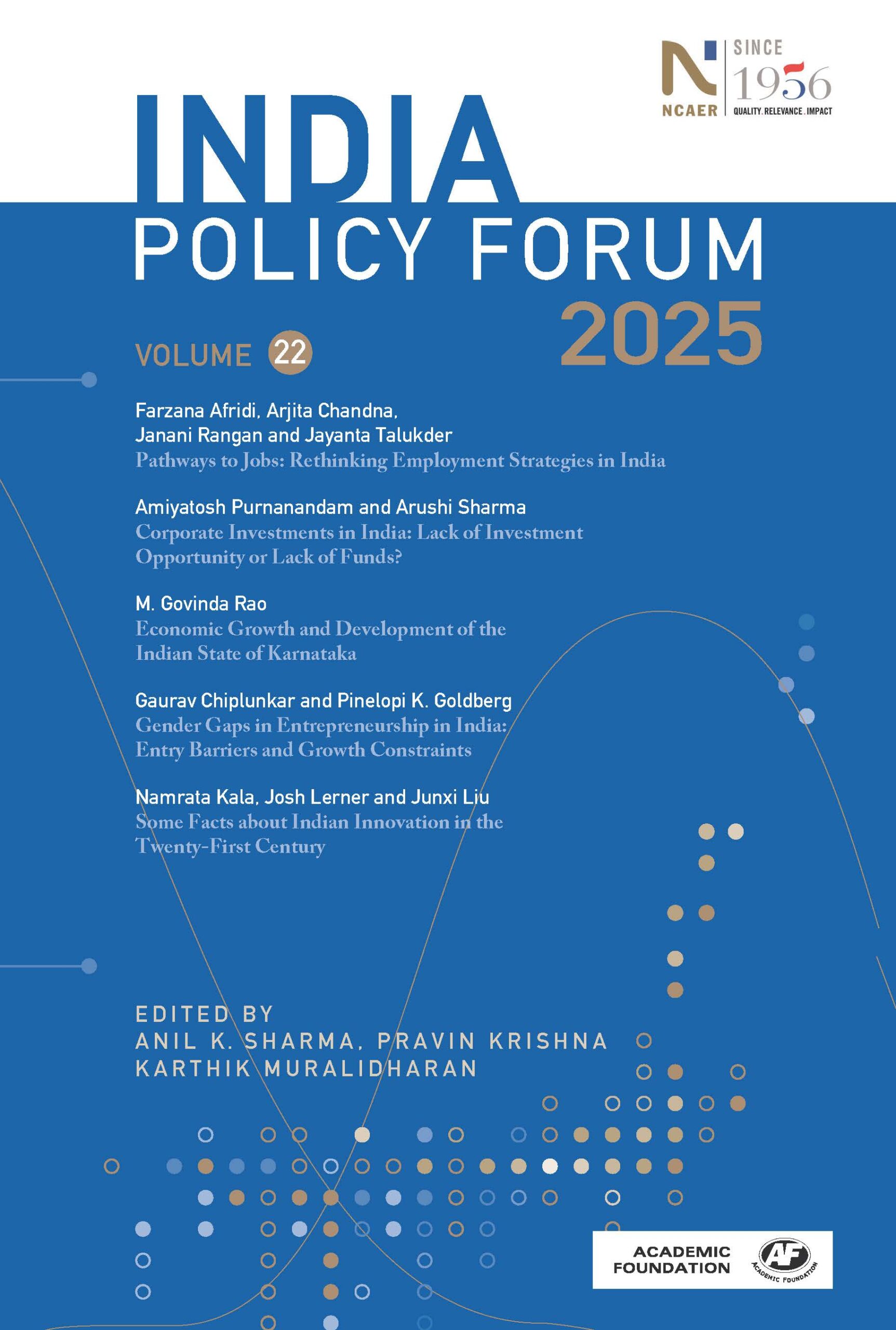 India Policy Forum 2025